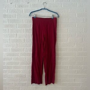 Banana Republic red linen dress pants